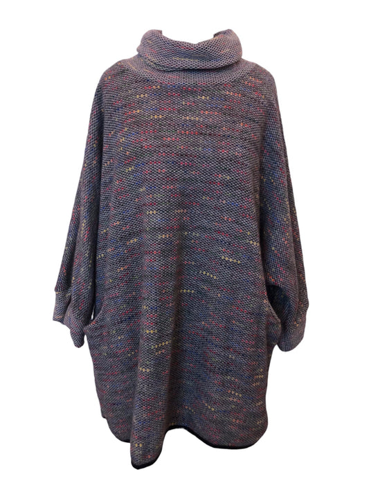 Grey Multicoloured Fleck rollneck Jumper