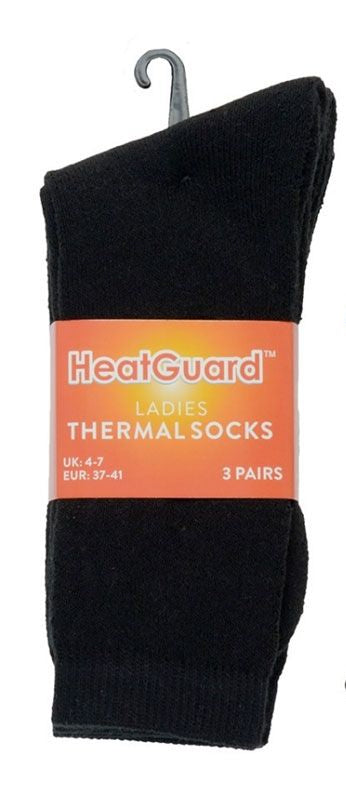 Ladies Heatguard Thermal Socks -3 Pack