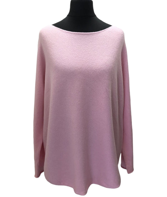 Soft Knit Jumper in Baby Pink